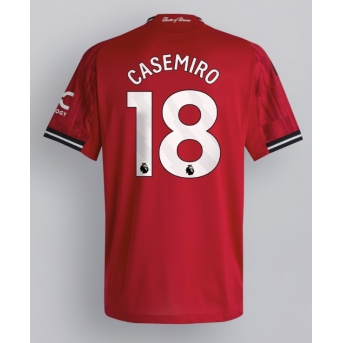 Billige Fotballdrakt Manchester United Casemiro #18 Replika Hjemmedrakt 2025-26 Kortermet